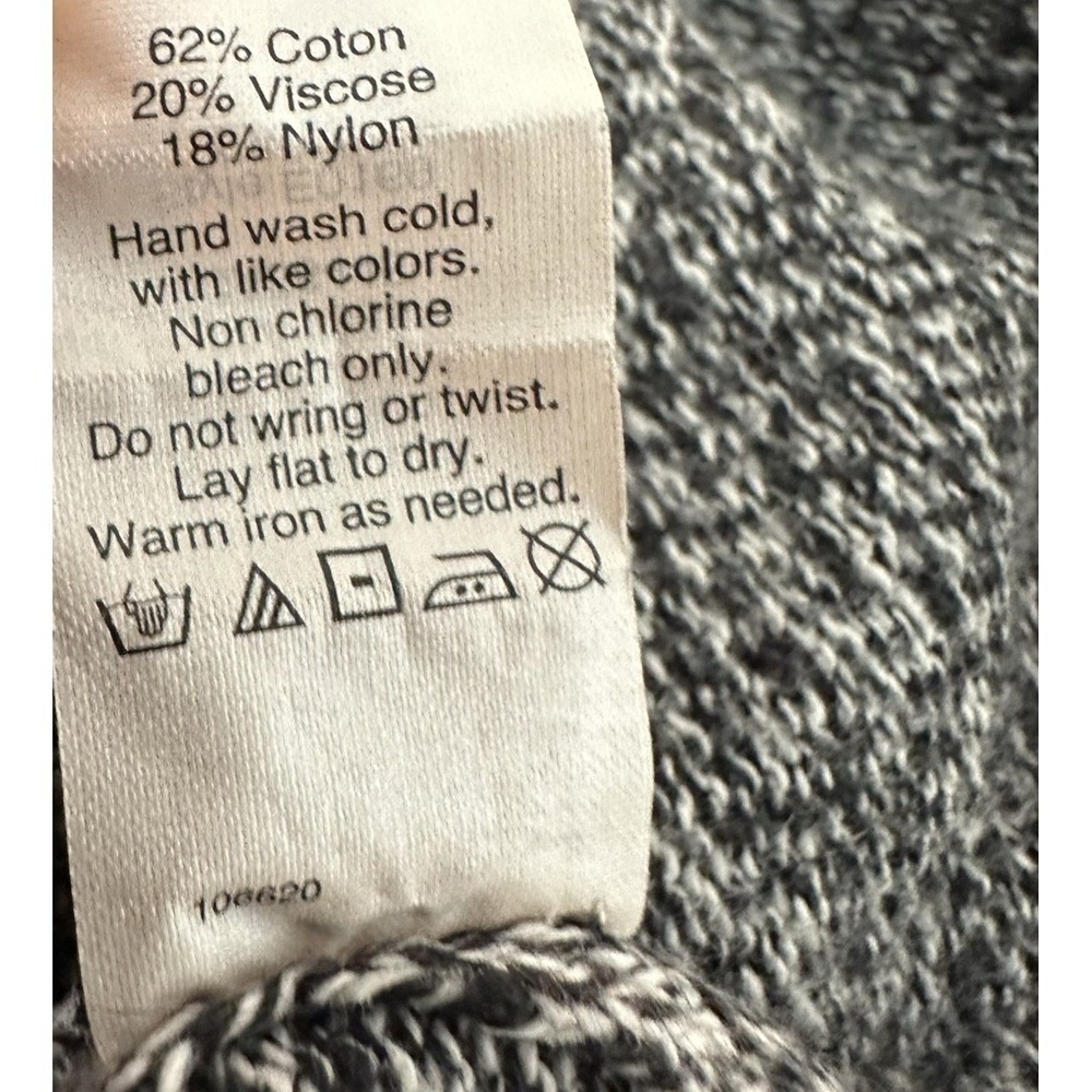 Madewell Fieldwalk Cardigan Heather Marl Gray Button Front Knit Womens Medium - Picture 6 of 6